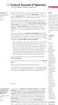 Mobile Screenshot of culturalsourcesofnewness.net