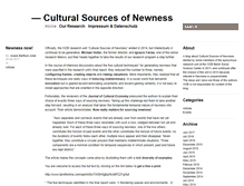 Tablet Screenshot of culturalsourcesofnewness.net